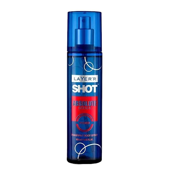 Layer'r Shot Absolute Series Power Body Spray-135ml